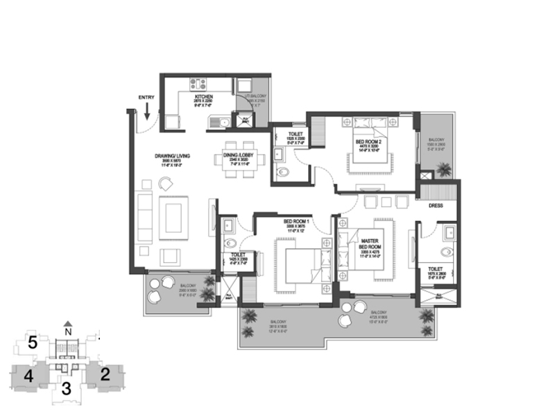 3 BHK