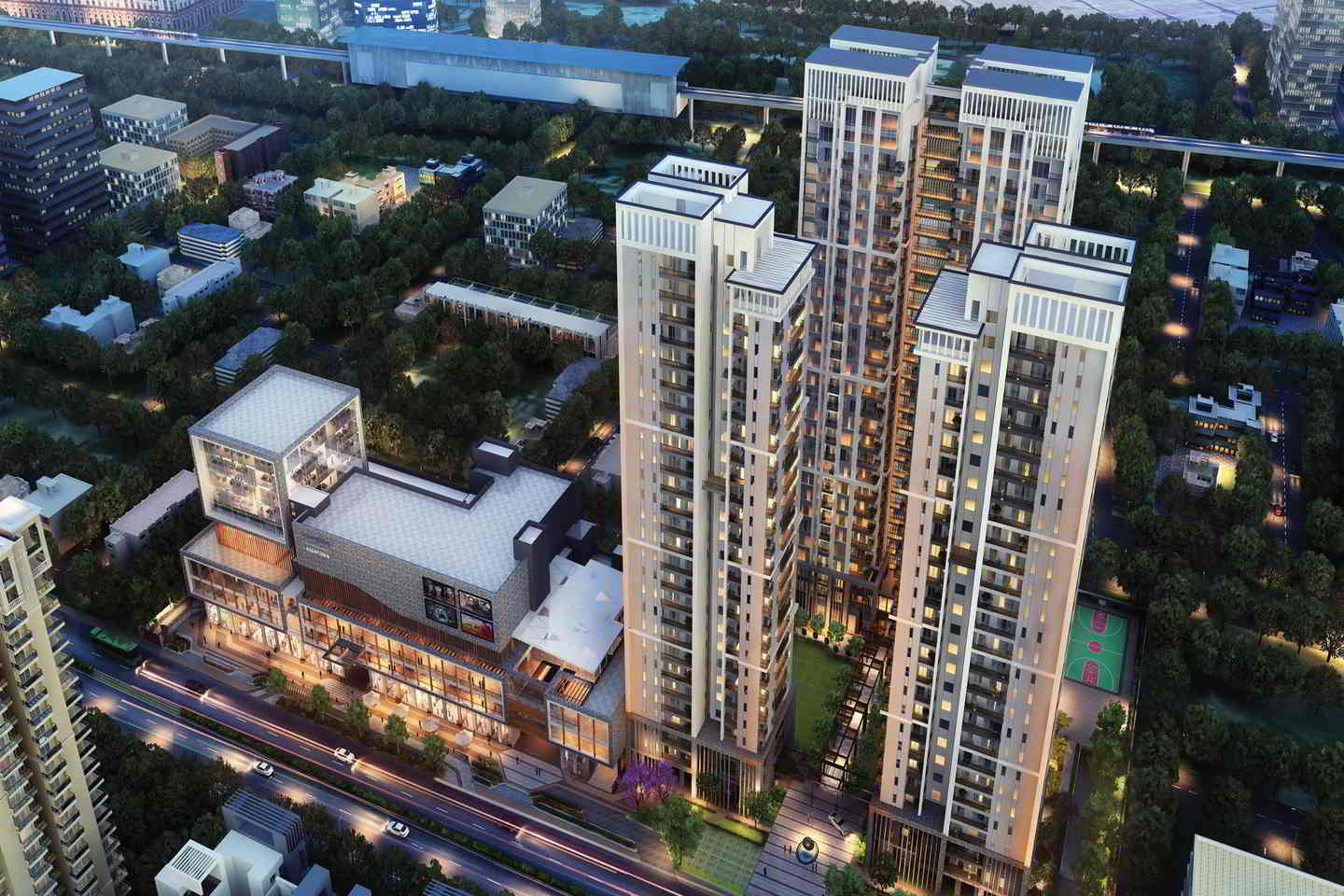 Silverglades Hightown Residences – 3 BHK